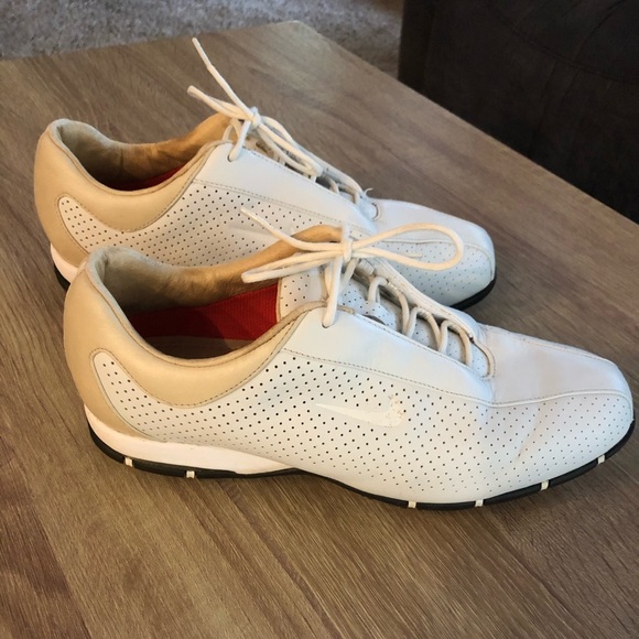 leather nike golf shoes